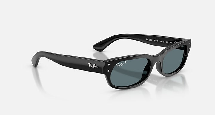 Ray-Ban RB2236 Black with Polarized Black Solid Color lenses - Alternative