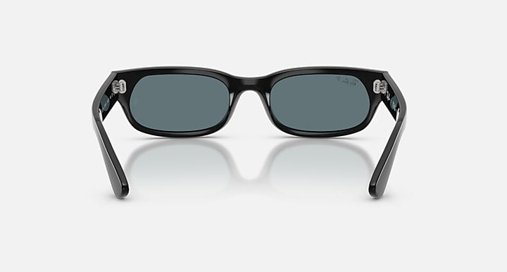 Ray-Ban RB2236 Black with Polarized Black Solid Color lenses - Back