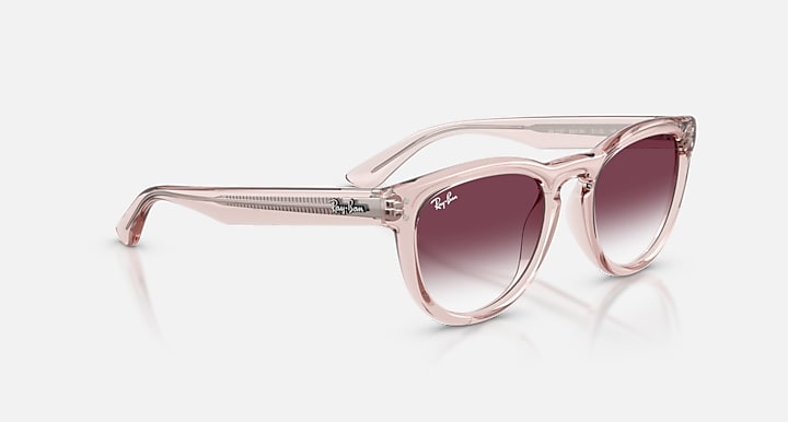 Ray-Ban RB2237 Transparent Pink with Clear Gradient Dark Violet Gradient lenses - Alternative