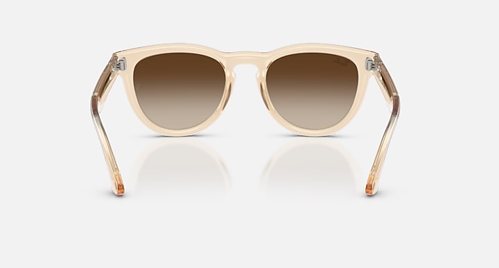 Ray-Ban RB2237 Transparent Nude with Light Brown Gradient Dark Brow Gradient lenses - Back