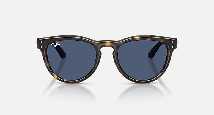 Ray-Ban RB2237 Havana with Blue Solid Color lenses - Front
