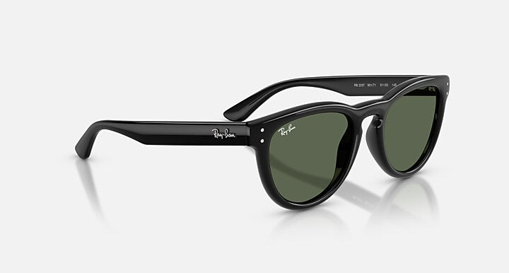 Ray-Ban RB2237 Black with Dark Green Solid Color lenses - Alternative