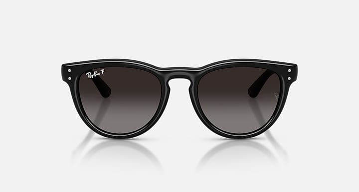 Ray-Ban RB2237 Black with Polarized Light Grey Gradient Grey Gradient lenses - Front
