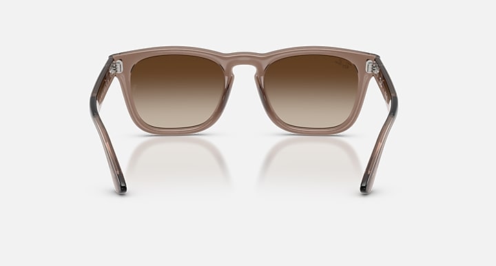 Ray-Ban RB2238 Transparent Light Brown with Light Brown Gradient Dark Brow Gradient lenses - Back