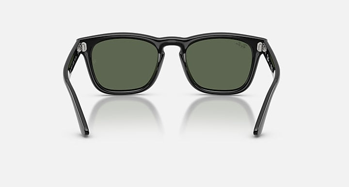 Ray-Ban RB2238 Black with Dark Green Solid Color lenses - Back