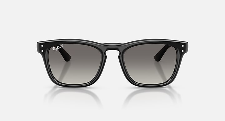 Ray-Ban RB2238 Black with Polarized Light Grey Gradient Grey Gradient lenses - Front