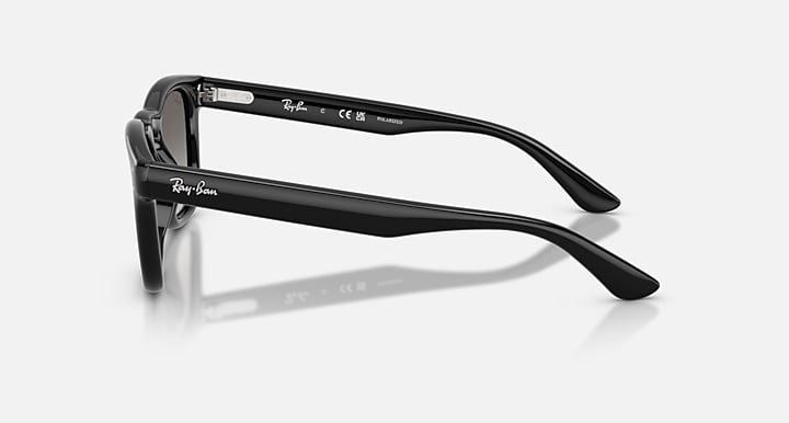 Ray-Ban RB2238 Black with Polarized Light Grey Gradient Grey Gradient lenses - Lateral