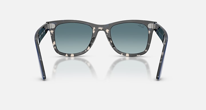 Ray-Ban WAYFARER STREET NEAT Blue On Havana with Blue Gradient Grey Gradient lenses - Back