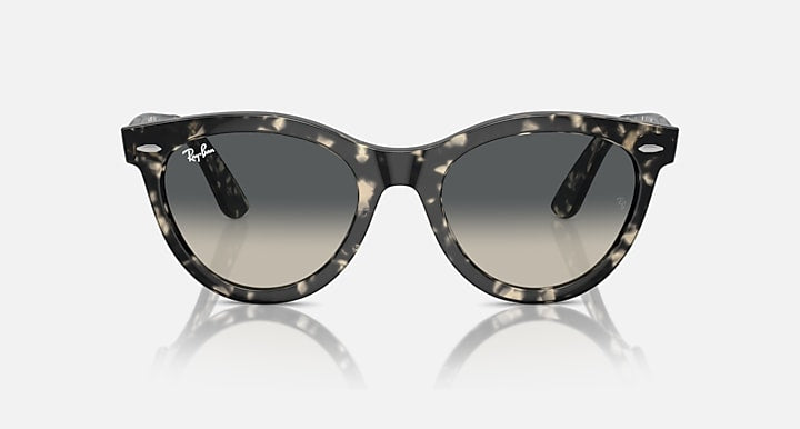 Ray-Ban WAYFARER WAY Grey Havana with Grey Gradient lenses - Front