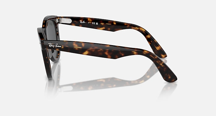 Ray-Ban WAYFARER WAY Havana with Dark Grey Solid Color lenses - Lateral