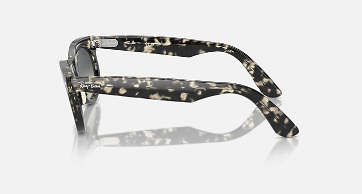 Ray-Ban WAYFARER OVAL Grey Havana with Grey Gradient lenses - Lateral