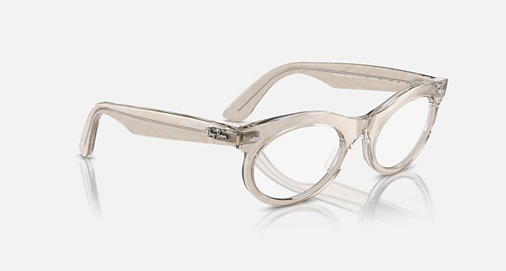 Ray-Ban WAYFARER OVAL CHANGE TRANSITIONS® Photo Waves Grey with Clear/Blue Transitions® lenses - Alternative