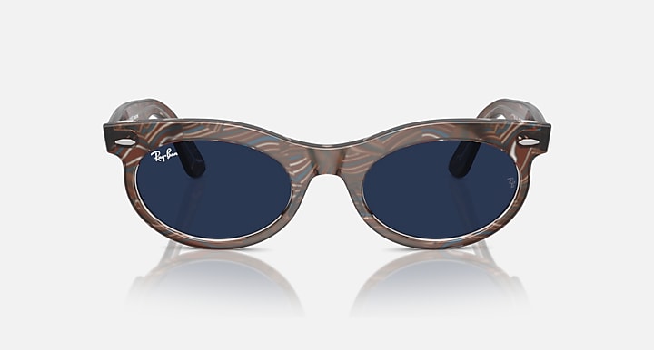 Ray-Ban WAYFARER OVAL CHANGE TRANSITIONS® Photo Waves Grey with Clear/Blue Transitions® lenses - Alternative