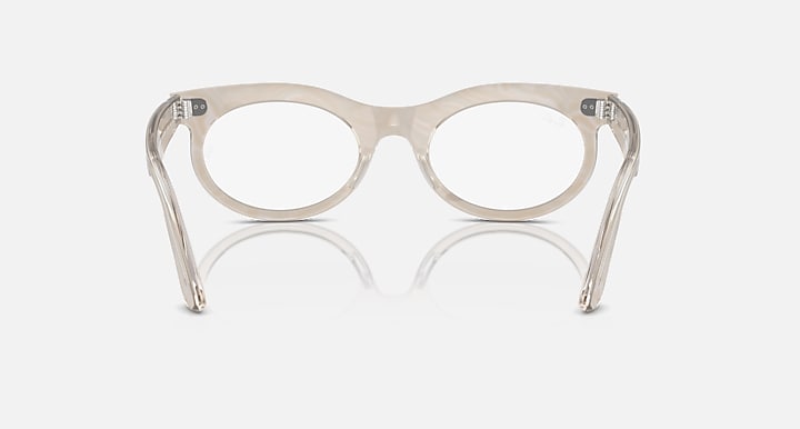 Ray-Ban WAYFARER OVAL CHANGE TRANSITIONS® Photo Waves Grey with Clear/Blue Transitions® lenses - Back