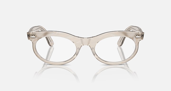 Ray-Ban WAYFARER OVAL CHANGE TRANSITIONS® Photo Waves Grey with Clear/Blue Transitions® lenses - Front