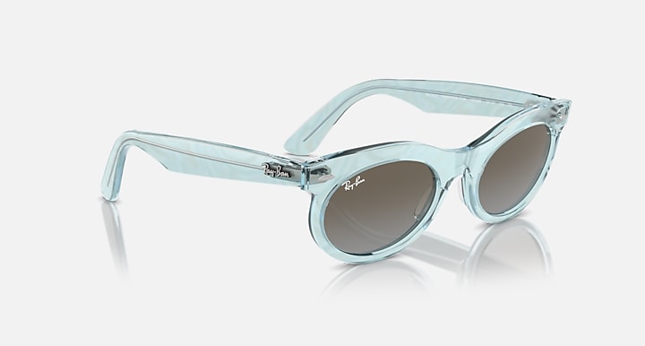 Ray-Ban WAYFARER OVAL CHANGE Photo Waves Azure with Blue Brown Gradient lenses - Alternative