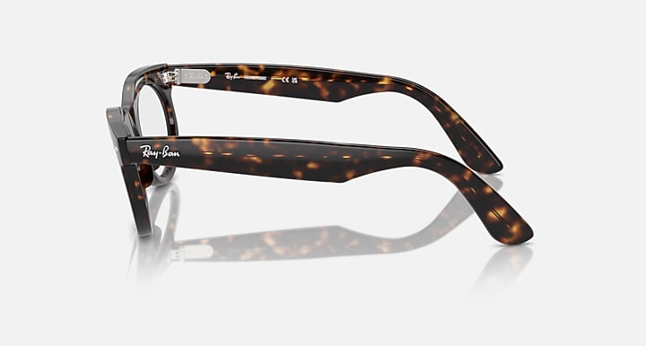 Ray-Ban WAYFARER OVAL TRANSITIONS® Havana with Clear/Brown Transitions® lenses - Lateral
