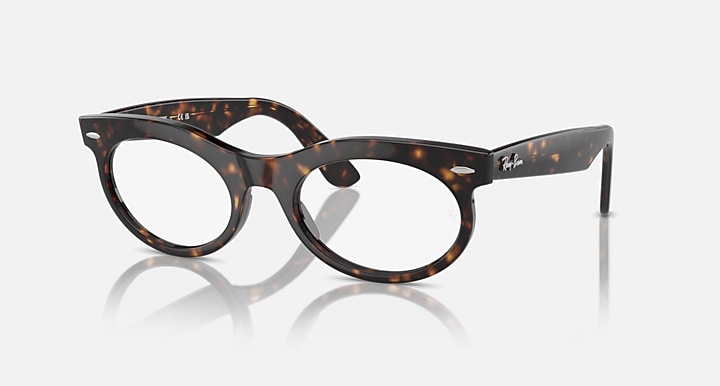 Ray-Ban WAYFARER OVAL TRANSITIONS® Havana with Clear/Brown Transitions® lenses - Quarter