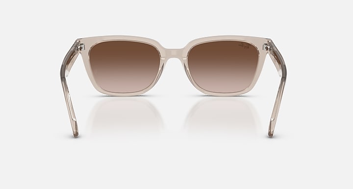 Ray-Ban RB2243D Transparent Light Brown with Light Brown Gradient Dark Brow Gradient lenses - Back