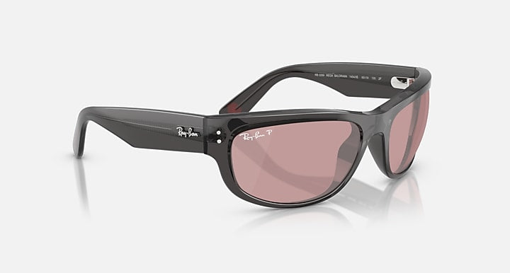 Ray-Ban RAY-BAN STAR WARS™ – KYLO REN MEGA BALORAMA Transparent Black with Red Polarized Solid Color - Mirror lenses - Alternative