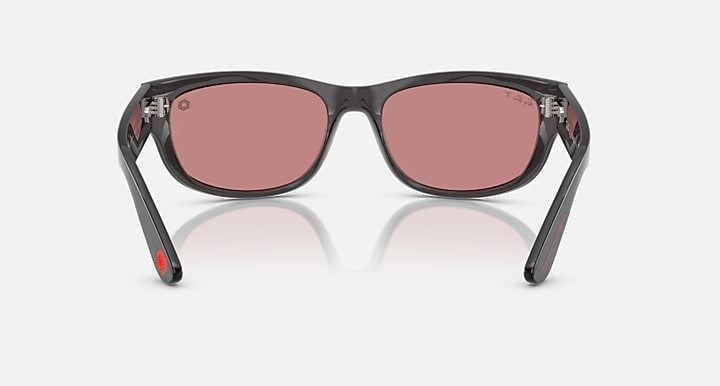 Ray-Ban RAY-BAN STAR WARS™ – KYLO REN MEGA BALORAMA Transparent Black with Red Polarized Solid Color - Mirror lenses - Back