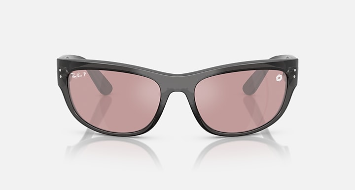 Ray-Ban RAY-BAN STAR WARS™ – KYLO REN MEGA BALORAMA Transparent Black with Red Polarized Solid Color - Mirror lenses - Front