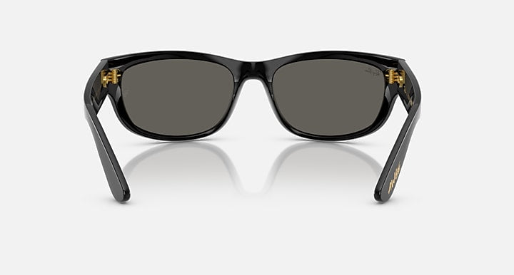 Ray-Ban MEGA BALORAMA BLACKED OUT COLLECTION Black with Ultra Black Solid Color lenses - Back