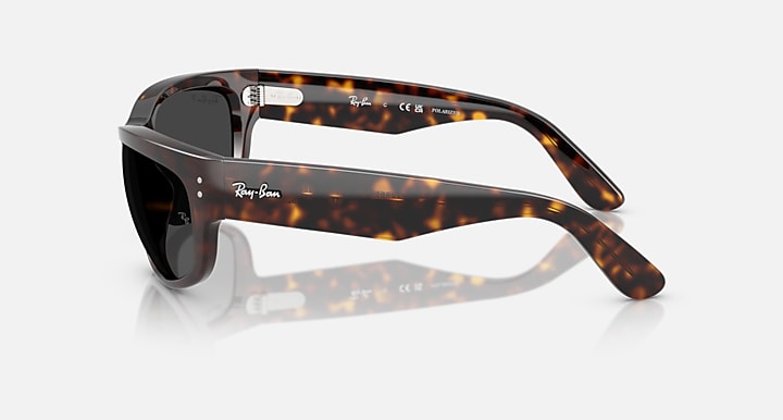 Ray-Ban MEGA BALORAMA Havana with Polarized Black Solid Color lenses - Lateral