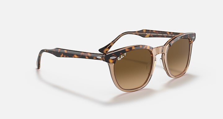 Ray-Ban HAWKEYE Havana On Transparent Brown with Brown Polarized Gradient lenses - Alternative