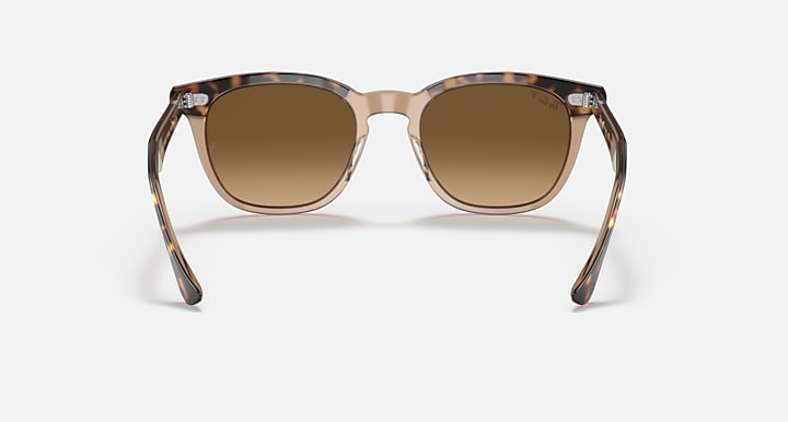 Ray-Ban HAWKEYE Havana On Transparent Brown with Brown Polarized Gradient lenses - Back