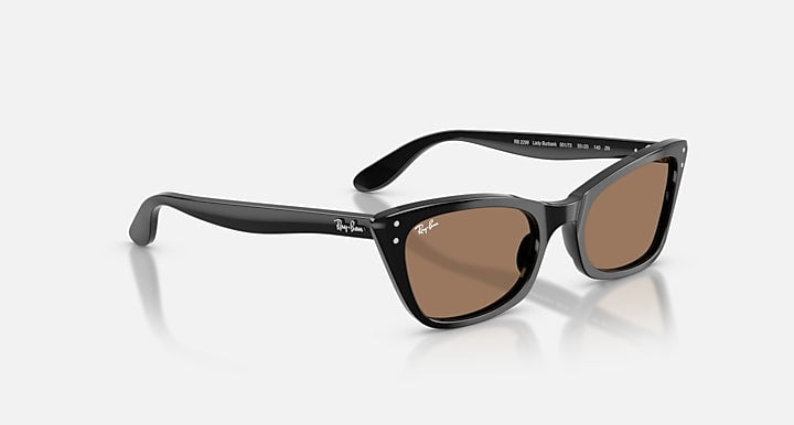 Ray-Ban LADY BURBANK POLARIZED+ LENSES Black with Brown Solid Color lenses - Alternative