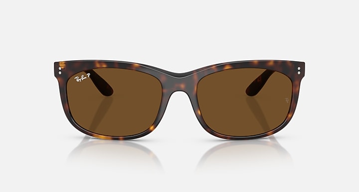 Ray-Ban BALORETTE Havana with Brown Polarized Solid Color lenses - Front