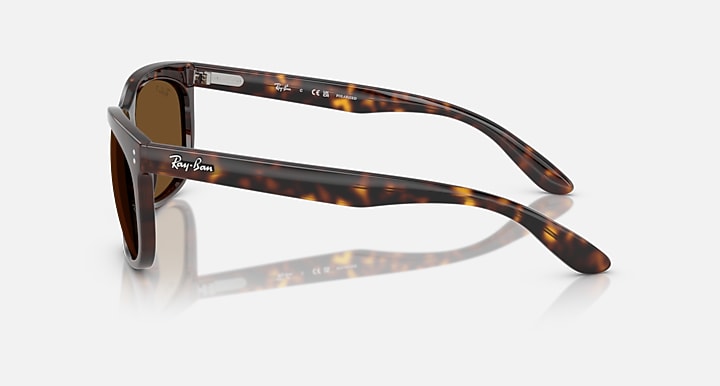 Ray-Ban BALORETTE Havana with Brown Polarized Solid Color lenses - Lateral