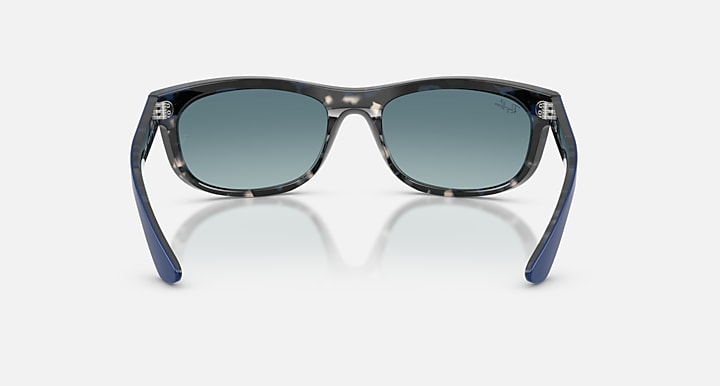 Ray-Ban BALORAMA STREET NEAT Blue On Havana with Blue Gradient Grey Gradient lenses - Back