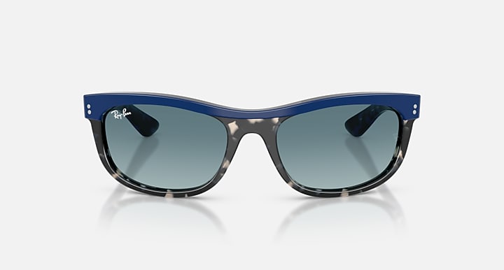 Ray-Ban BALORAMA STREET NEAT Blue On Havana with Blue Gradient Grey Gradient lenses - Front