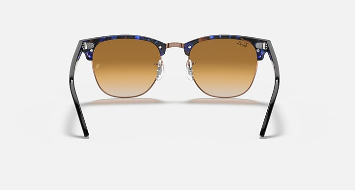 Ray-Ban CLUBMASTER FLECK Brown & Blue with Light Brown Gradient Gradient lenses - Back