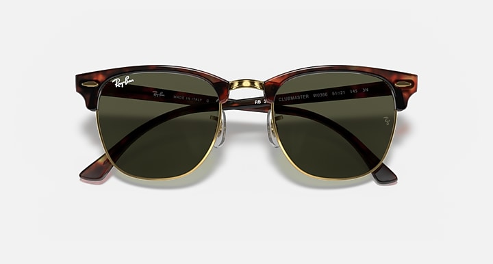 Ray-Ban CLUBMASTER CLASSIC As shown with As shown lenses - Closed Front
