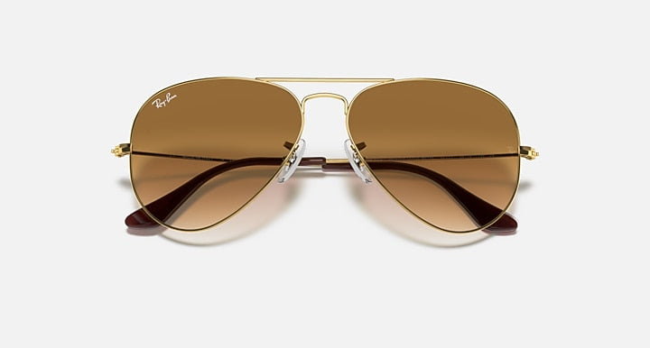 Ray-Ban AVIATOR GRADIENT As shown with As shown lenses - Closed Front