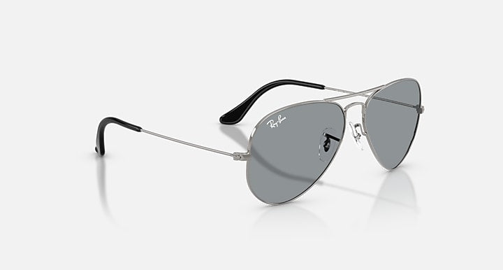 Ray-Ban AVIATOR CLASSIC SUMMER CAPSULE Gunmetal with Grey Solid Color lenses - Alternative