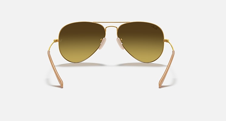 Ray-Ban AVIATOR GRADIENT Gold with Brown Gradient Gradient lenses - Back