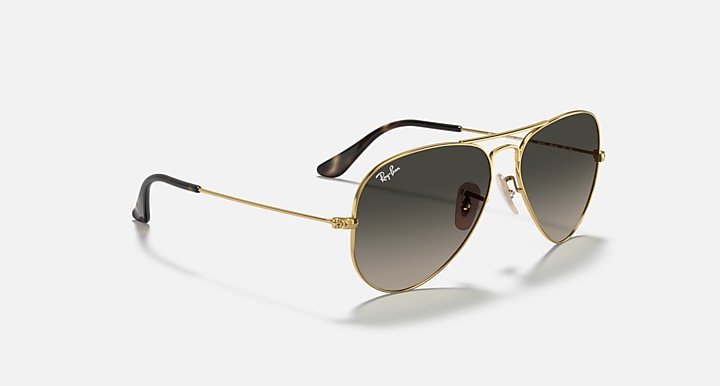 Ray-Ban AVIATOR HAVANA COLLECTION Arista Gold with Grey Gradient Gradient lenses - Alternative