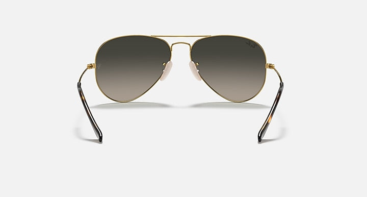 Ray-Ban AVIATOR HAVANA COLLECTION Arista Gold with Grey Gradient Gradient lenses - Back