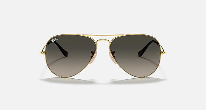 Ray-Ban AVIATOR HAVANA COLLECTION Arista Gold with Grey Gradient Gradient lenses - Front