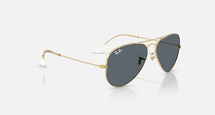Ray-Ban AVIATOR CLASSIC Arista with Blue Solid Color lenses - Alternative