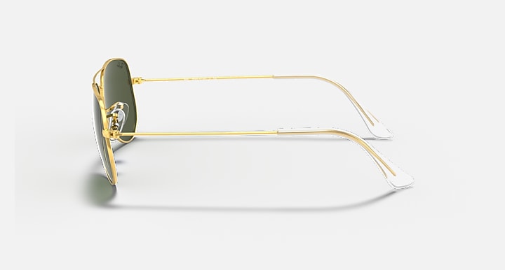 Ray-Ban AVIATOR EXTRA SMALL Arista Gold with G-15 Green Solid Color lenses - Lateral