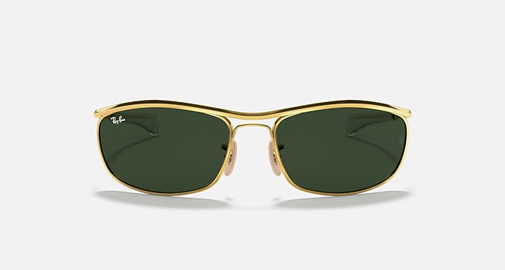 Ray-Ban OLYMPIAN I DELUXE Arista Gold with G-15 Green Solid Color lenses - Front
