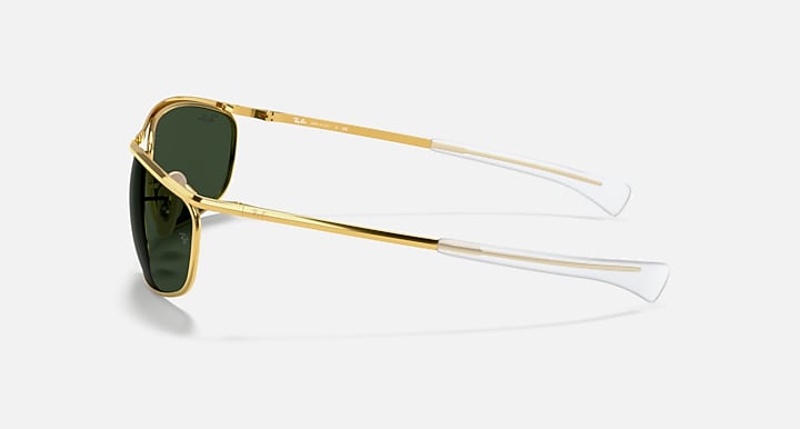 Ray-Ban OLYMPIAN I DELUXE Arista Gold with G-15 Green Solid Color lenses - Lateral