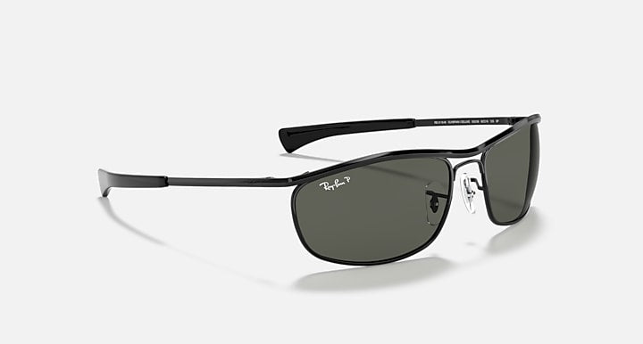 Ray-Ban OLYMPIAN I DELUXE Black with G-15 Green Polarized Solid Color lenses - Alternative