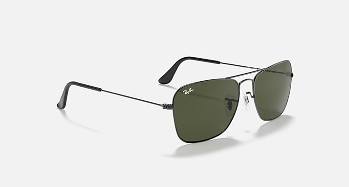Ray-Ban CARAVAN Gunmetal with G-15 Green Solid Color lenses - Alternative