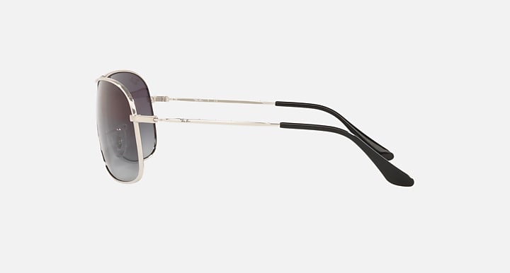 Ray-Ban RB3267 Silver with Grey Gradient Gradient lenses - Lateral